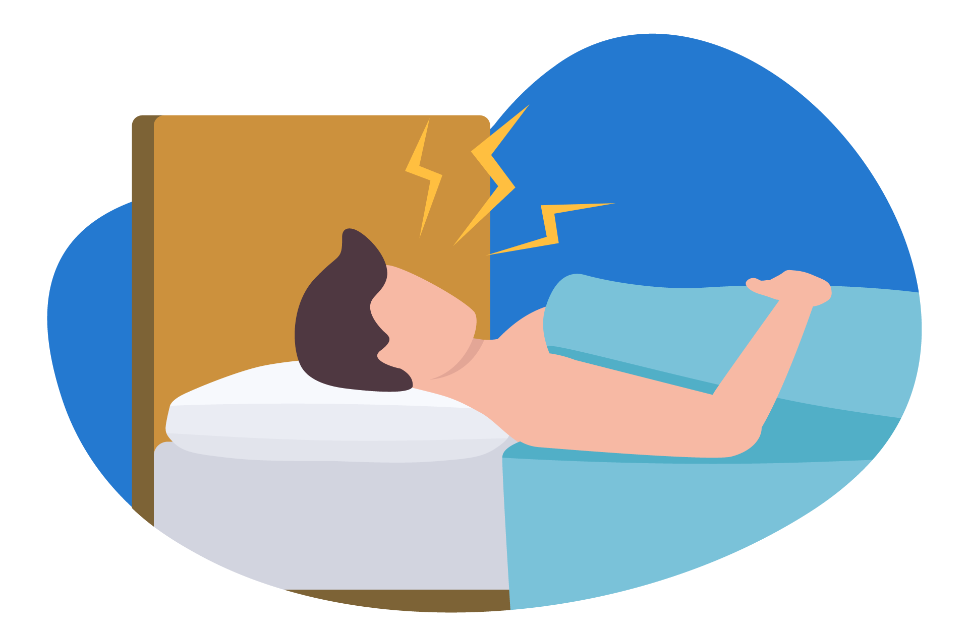 Man snurkt in rugligging